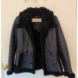 Burberry Shearling Leather Jacket